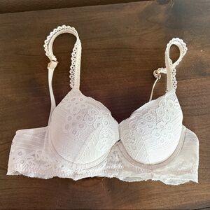 Aerie Lace Bra - Cream